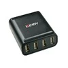 USB Ilgintuvas - LINDY 4 Prievadų USB 2.0 Cat.6 Ilgintuvas 60 m