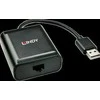 USB Ilgintuvas - LINDY 4 Prievadų USB 2.0 Cat.6 Ilgintuvas 60 m