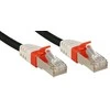Tinklo Kabelis - LINDY Cat.6A S/FTP LSZH Tinklo Kabelis, RJ45, M/M, 500MHz, 26AWG, 10 m, Juodas