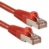 Tinklo Kabelis - LINDY Cat.6 S/FTP Tinklo Kabelis, RJ45, M/M, 250MHz, 28AWG, 1 m, Raudonas