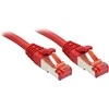 Lindy Tinklo Kabelis - Cat.6 S/FTP 5m RJ45 250MHz Varis 27AWG Raudonas