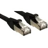 Tinklo Kabelis - LINDY Cat.6 S/FTP LSZH Tinklo Kabelis, RJ45, M/M, 250MHz, 26AWG, 2 m, Juodas