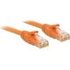 Tinklo Kabelis - LINDY Cat.6 U/UTP Tinklo Kabelis, RJ45, M/M, 250MHz, 7.5m, Oranžinis