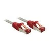 Tinklo Kabelis - LINDY CrossOver Cat.6 S/FTP Tinklo Kabelis, RJ45, M/M, 250MHz, 27AWG, 10 m, Pilkas
