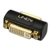 Adapteris - LINDY DVI Jungtis F/F, Juodas