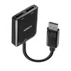 DisplayPort Hub - LINDY 2 Prievadų MST Hub, 2x3840x2160@30Hz, 21.6 Gbit/s, 5VDC