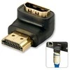 Lindy Adapteris - HDMI M/F 90° Dešinys Kampas 4K UHD 60Hz 18Gb/s