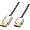HDMI Laidas - LINDY Cromo Slim HDMI Laidas, Didelės Spartos, M/M, 4.5 m, Pilkas