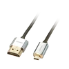 Kabelis Lindy 41680 0,5 m HDMI didelės spartos