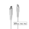 USB Kabelis - LINDY USB Type C į Lightning Laidas, M/M, 480Mbps, 3 m, Baltas