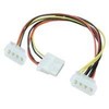 Lindy Molex – Molex x2, 0,25 m, daugiaspalvis (33126)