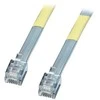 Tinklo Kabelis - LINDY RJ12 Tinklo Kabelis 6P6C, M/M, 5 m, Pilkas