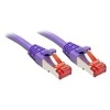 Tinklo Kabelis - LINDY Cat.6 S/FTP Tinklo Kabelis, RJ45, M/M, 250MHz, 27AWG, 10 m, Purpurinis
