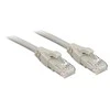 Tinklo Kabelis - LINDY Cat.6 U/UTP Tinklo Kabelis, RJ45, M/M, 250MHz, 0.5 m, Pilkas