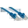Tinklo Kabelis - LINDY Cat.6 U/UTP Tinklo Kabelis, RJ45, M/M, 250MHz, CCA, 0.3 m, Mėlynas