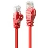 Tinklo Kabelis - LINDY Cat.6 U/UTP Tinklo Kabelis, RJ45, M/M, CCA, 250MHz, 0.5 m, Raudonas