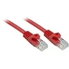 Tinklo Kabelis - LINDY Cat.6 U/UTP Tinklo Kabelis, RJ45, M/M, CCA, 250MHz, 0.5 m, Raudonas