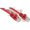 Tinklo Kabelis - LINDY Cat.6 U/UTP Tinklo Kabelis, RJ45, M/M, CCA, 250MHz, 0.5 m, Raudonas