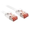 Tinklo Kabelis - LINDY Cat.6 U/FTP Plokščias Tinklo Kabelis, RJ45, M/M, 250MHz, 32AWG, 5 m, Baltas