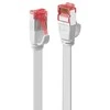 Tinklo Kabelis - LINDY Cat.6 U/FTP Plokščias Tinklo Kabelis, RJ45, M/M, 250MHz, 32AWG, 5 m, Baltas