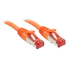 Tinklo Kabelis - LINDY Cat.6 S/FTP Tinklo Kabelis, RJ45, M/M, 250MHz, 27AWG, 0.3 m, Oranžinis