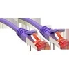 Tinklo Kabelis - LINDY Cat.6 S/FTP Tinklo Kabelis, RJ45, M/M, 250MHz, 27AWG, 0.3 m, Purpurinis