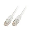 Tinklo Kabelis - LINDY Cat.6 U/UTP Tinklo Kabelis, RJ45, M/M, 250MHz, 0.5 m, Baltas