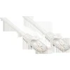 Tinklo Kabelis - LINDY Cat.6 U/UTP Tinklo Kabelis, RJ45, M/M, 250MHz, CCA, 1 m, Baltas