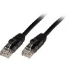 Tinklo Kabelis - LINDY Cat.6 U/UTP Tinklo Kabelis, RJ45, M/M, 250MHz, 1 m, Juodas