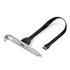 Kabelis USB Lindy USB-C - USB-C 0.45 m Juodas (33118)