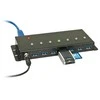 USB Hub - LINDY 7 Prievadų USB 3.0 Metalinis Hub, 5 Gbps, Juodas