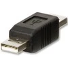 Lindy Adapteris - USB 2.0 Type A M/M 480Mbps Nikelio Danga PVC