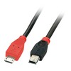 USB Kabelis - LINDY 0.5m Micro-B į Mini-B OTG kabelis USB 2.0 480Mbps