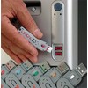 USB Priedas - LINDY USB A Prievado Blokatorius 4 vnt., Raktas, Baltas