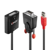 Adapteris - LINDY VGA į DVI-D Keitiklis, 1920x1200@60Hz, USB Maitinimas
