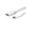 USB kabelis LMP USB-C - mikroUSB 1 m Balta (LMP -USBC-MUSB-W)