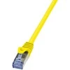 LOGILINK CQ3017S LOGILINK -Komutacinis kabelis Cat.6A 10G S/FTP PIMF PrimeLine geltonas 0,25m