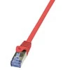 LOGILINK CQ3014S LOGILINK - Komutacinis kabelis Cat.6A 10G S/FTP PIMF PrimeLine raudonas 0,25m