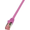 LOGILINK CQ2029S LOGILINK - Patchcord Cat.6 S/FTP PIMF PrimeLine 0,5m rožinis