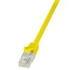 LOGILINK CP2047U LOGILINK – Patchcord Cat.6 U/UTP EconLine 1,50m Geltona