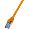 LOGILINK CQ3048S LOGILINK -Komutacinis kabelis Cat.6 S/FTP PIMF PrimeLine oranžinis 1,5m