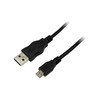 Logilink USB micro-B 180, 1.8m Micro-USB B, USB A, 1.8 m, Juodas