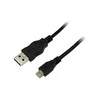 Logilink USB micro-B 180, 1.8m Micro-USB B, USB A, 1.8 m, Juodas