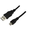 Logilink USB micro-B 180, 1.8m Micro-USB B, USB A, 1.8 m, Juodas