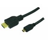 LogiLink CH0030 kabelis HDMI į microHDMI HDMI kištukas iki microHDMI kištukas 1 m juodas