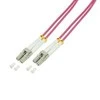 LogiLink optinis pluoštas OM4 LC/UPC - LC/UPC 1.0m violetinė