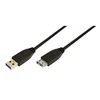 Logilink | 1m USB A - USB A 3.0 F/M | USB A | USB A