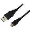 LOGILINK CU0058 LOGILINK - USB2.0 A tipo kabelis male į micro B tipą, 1m, juodas