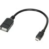 Logilink 0.2m USB 2.0 A/Micro-B 0.2 m, Juodas