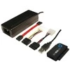 LogiLink Adapteris USB 2.0 iki 2.5 + 3.5 col. IDE + SATA HDD OTB - Juodas - 1xUSB A vyriškas 1x40 kontaktų SATA moteriškas 1x44 kontaktų SATA moteriškas